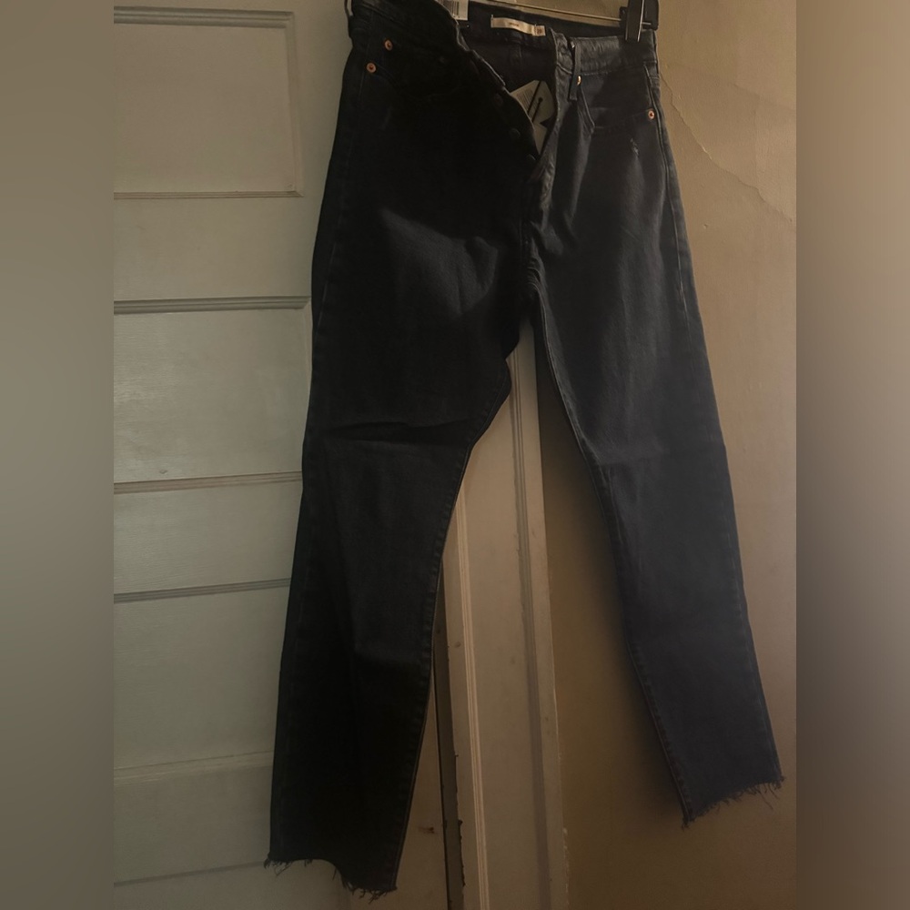 Levi Dark Wash Denim Wedgie Jean